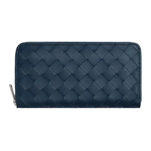 Bottega Veneta Телячья кожа Кошелек Мужской Темно-синий