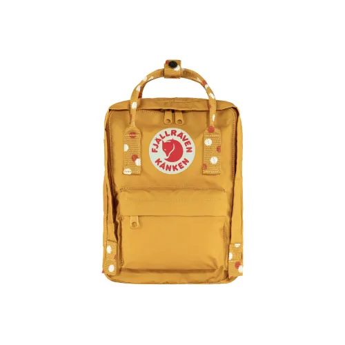 Fjallraven Kanken 7L Рюкзак Outdoor Сумка Этанол Охра с Многоцветной Подкладочной Ткани Унисекс