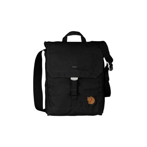 Fjallraven Хлопок Портативный Crossbody Сумка через плечо Стандартная Унисекс Черная
