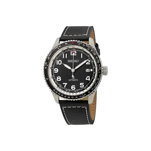 SEIKO Prospe Автоматический Механический Механизм Часы Мужские Черный Циферблат