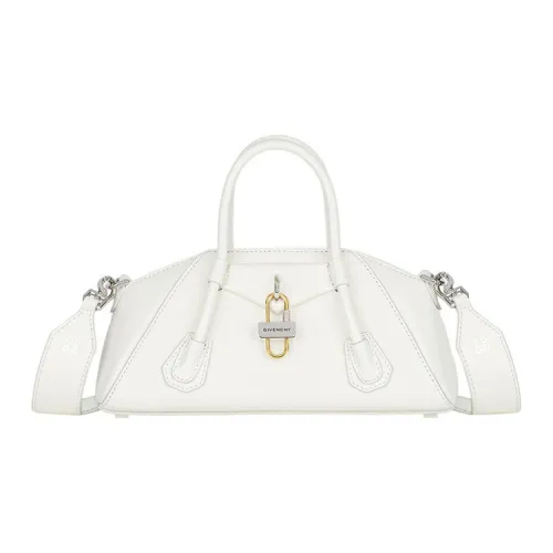 GIVENCHY Antigona Телячья кожа Сумка через плечо Сумка Мини Women's White