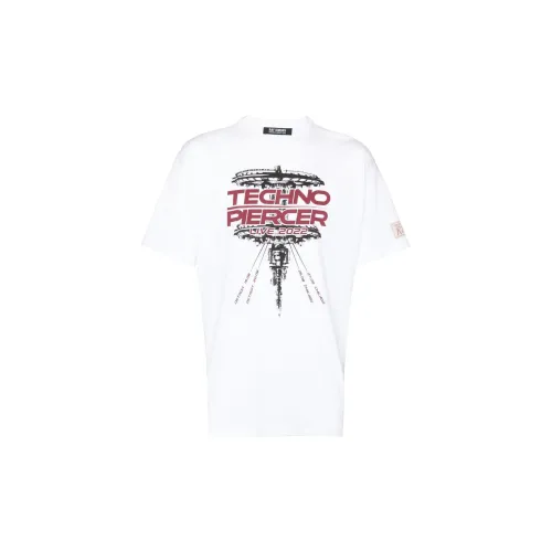 RAF SIMONS Белая Мужская T-Рубашка