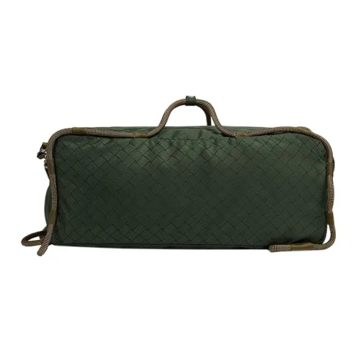Bottega Veneta Ткань Дорожная Сумка Сумка через плечо Сумка Мужская Темно-зеленая