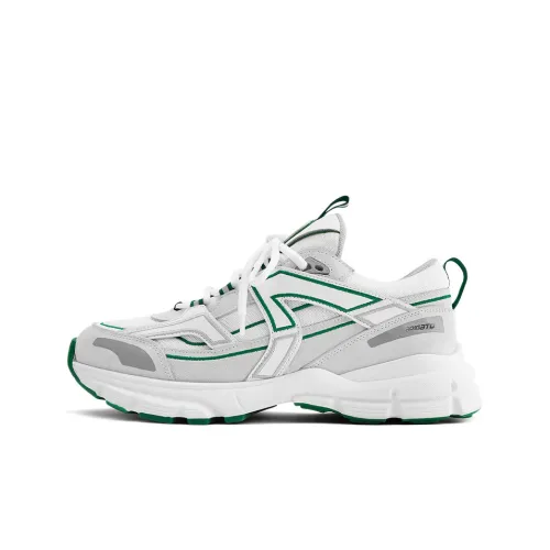 Axel Arigato Амортизация Низкий Топ Спортивная Повседневная Обувь Женская Белый Зеленый