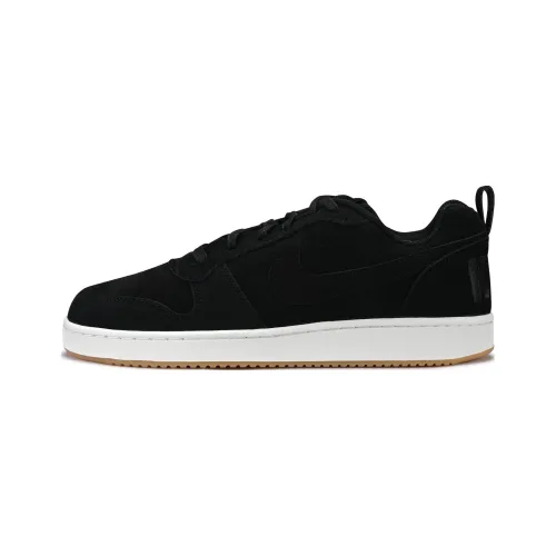 Nike Court Borough Low Prem Slip Resistant Abrasion Resistant Low Top Скейтборд Кроссовки Черный