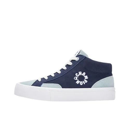 Champion Скейтборд Кроссовки MID Топ Синий Женские