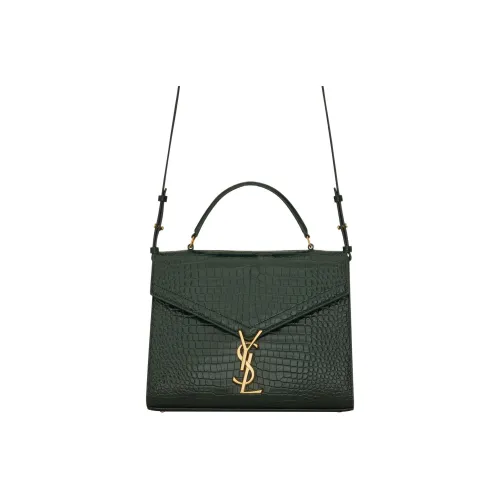 SAINT LAURENT CASSANDRA Телячья кожа Портативная Сумка через плечо Сумка на плечо Средняя Женская Яшма