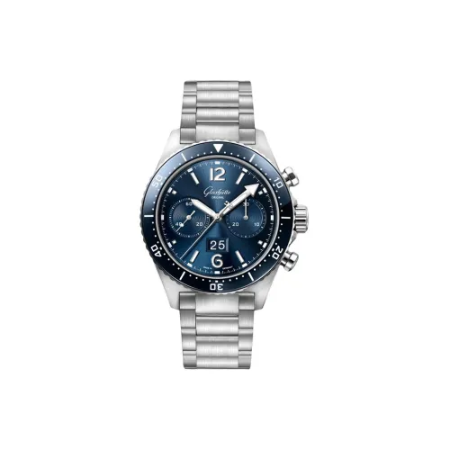 GLASHUTTE ORIGINAL SPEZIALIST Автоматический Механический Механизм Мужские Часы Серебристый Циферблат