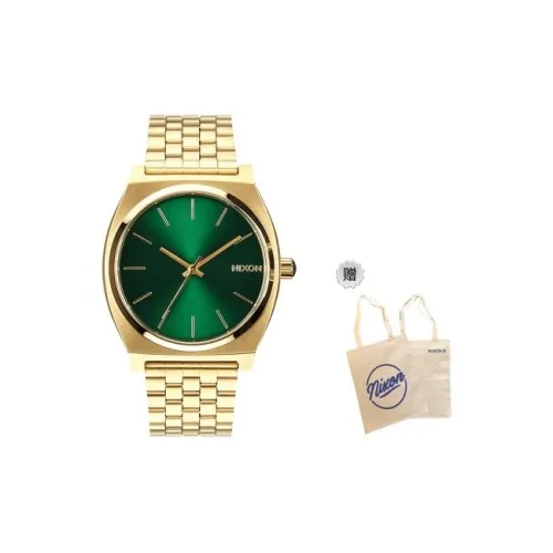 NIXON Кварцевые часы механизм ремешок из нержавеющей стали зеленый циферблат унисекс модель A045