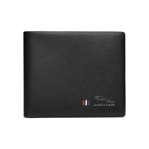 JAGUAR Кошелек из коровьей кожи зажим для чеков держатель для карт мужской черный