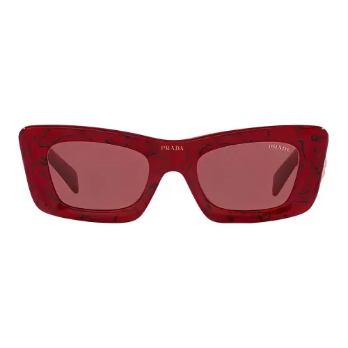 PRADA Солнцезащитные очки Красные Женские