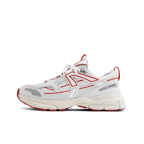 Axel Arigato Амортизация Низкий Топ Спортивная Повседневная Обувь Женская Белая Красная
