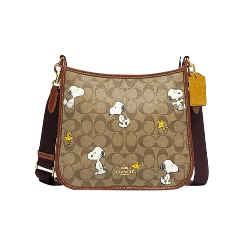 COACH Peanuts Снупи Коллаборация Dempsey Коровья кожа Детали