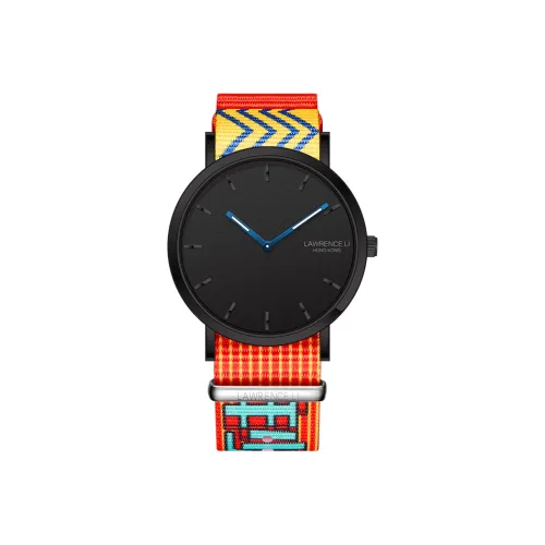 Lawrence Li Кварцевый механизм Часы Мужские Черный циферблат 1 UO7B