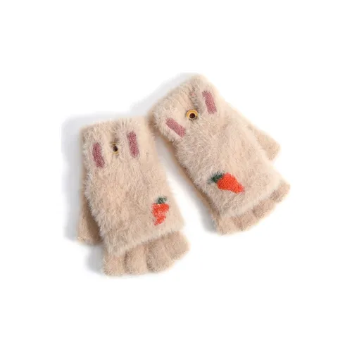 FREE RABBITⅡ Полиэстер Трикотаж Перчатки Женские