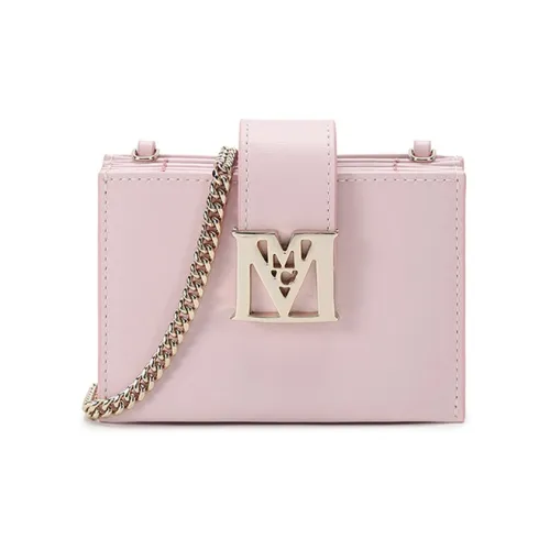 MCM Сумка через плечо из кожи держатель для карт мини женский розовый