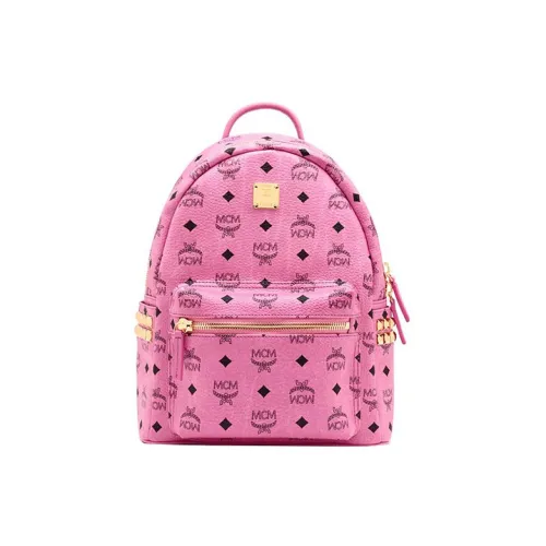 MCM Stark Visetos Рюкзак из искусственной кожи мини женский розовый