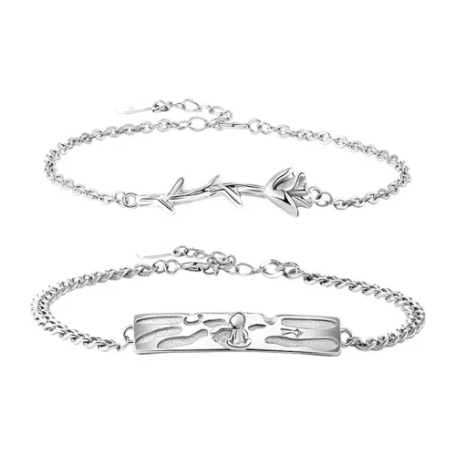 West Island Медные Браслеты Серебряные Унисекс