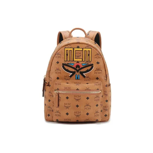 MCM Stark Visetos Рюкзак из искусственной кожи стандартный унисекс цвет коньячный коричневый