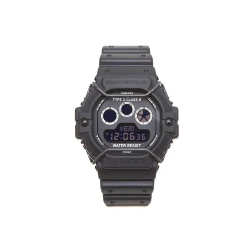 CASIO Кварцевый Movement Унисекс Часы серии SQUAD, 51,4мм*46,8мм*15,5мм, Черные
