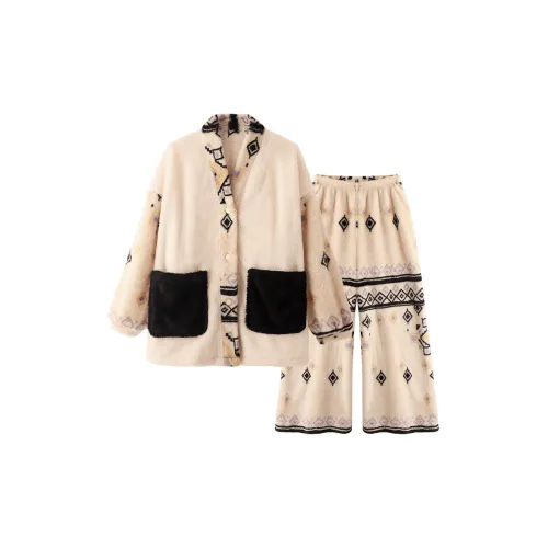 Chun Xi 19728 Овсяный Женские Пижамные Комплекты