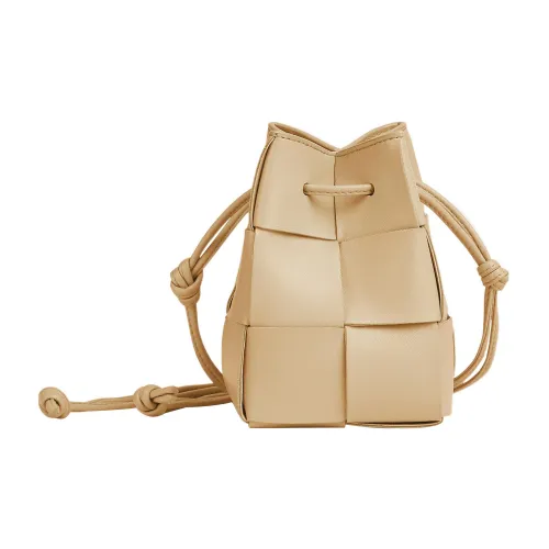 Bottega Veneta Cassette Овчина Сумка через плечо Мини Женские Абрикос