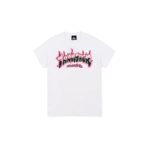 Thrasher Белая Унисекс Футболка