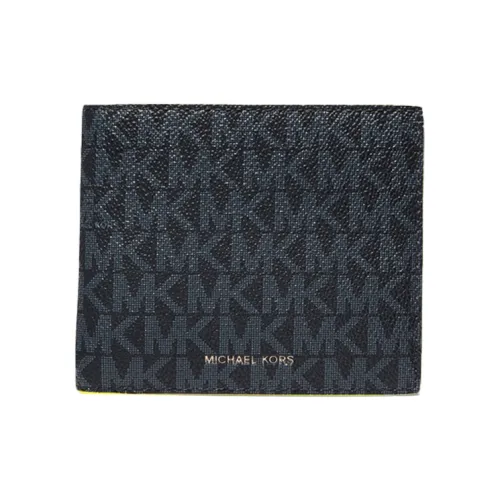 MICHAEL KORS Искусственная кожа Клатч Монета Кошелек Кошелек Маленький Мужской Морской синий