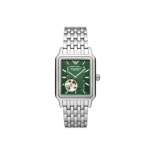 EMPORIO ARMANI Автоматический Механический Механизм Мужские Часы 36 мм Зеленый