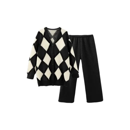 Chun Xi 19858 Аргайл Женские Пижамные комплекты