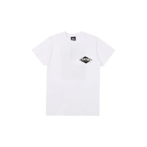 Thrasher T-Shirt US Version Unisex White