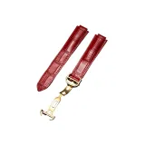 Красный с золотой пряжкой