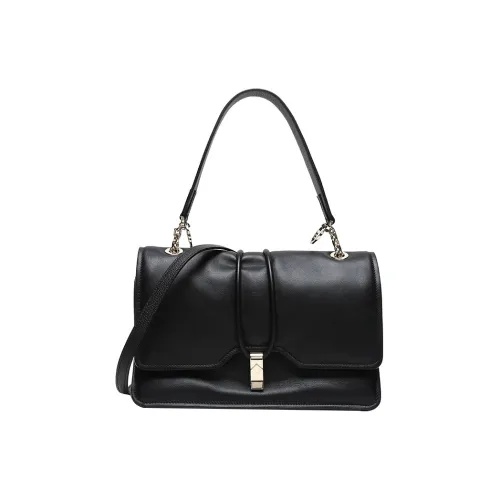 MCM Sheepskin Сумка через плечо Сумка среднего размера Женская Черная