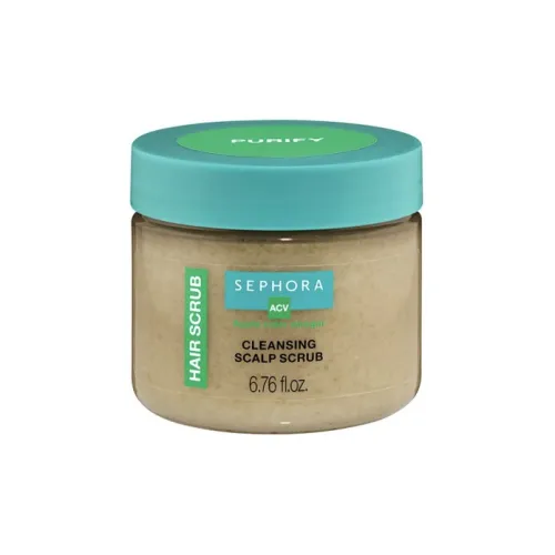 Sephora Кристальный Соль Scalp Purifying Шампунь Крем для бритья Чистка Уход за волосами Отшелушивающий Глубокая очистка