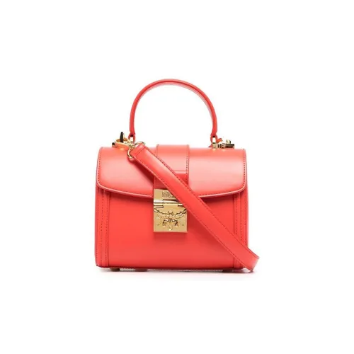 MCM Кожа Сумка Сумка через плечо Сумка через плечо Маленькая Женская Красная