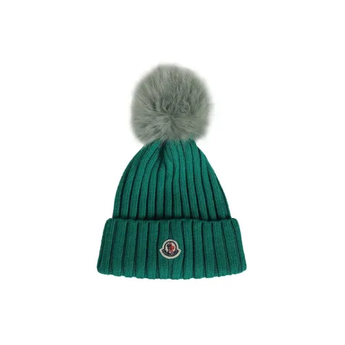 Moncler Шерстяные Шапки Унисекс Зеленый