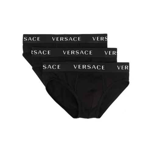 VERSACE FW22 Трусы Мужские 1 комплект 3 упаковки Черный