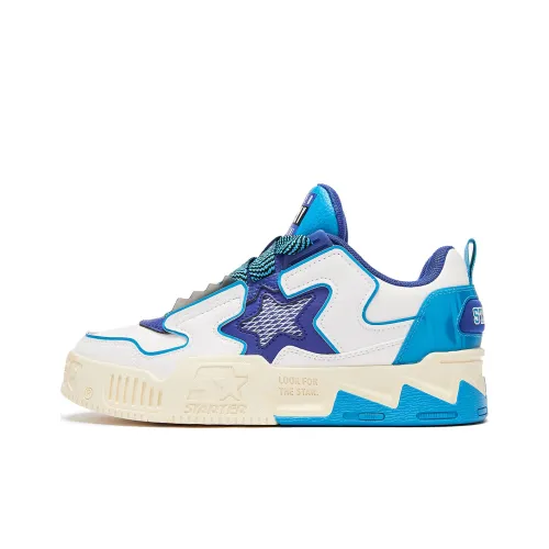 STARTER 2 Волна звука Vol Коллекция Низкие Кроссовки для скейтбординга Мужские Белые и Синие