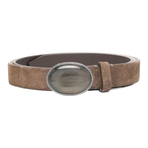 Brunello Cucinelli Кожаные ремни Коричневый Женские