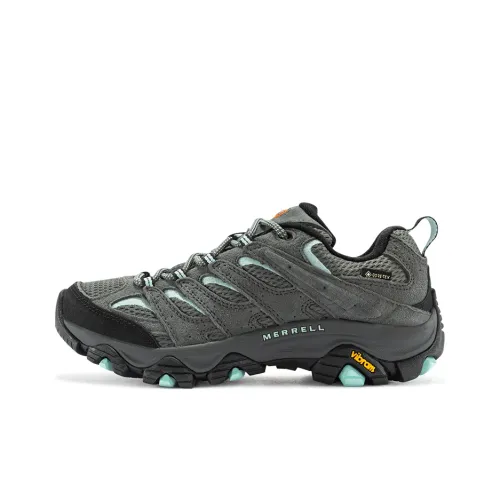 MERRELL MOAB 3 Противоскользящий Износостойкий Водонепроницаемый Низкий Топ Походная обувь Женская Серый Синий