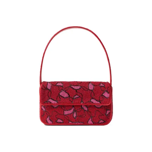 Staud ПУ (полиуретан) Сумка Сумка через плечо Стандартная Женская Вишнево-красная