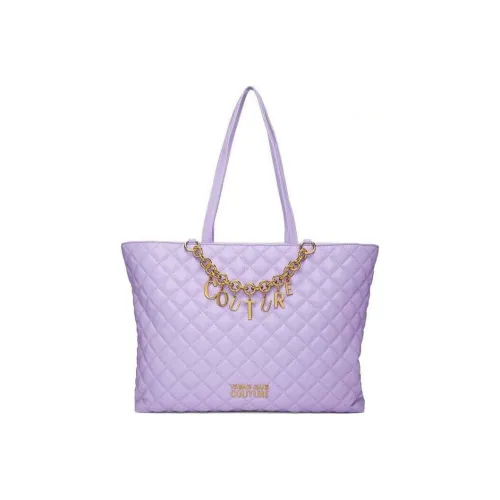 VERSACE JEANS COUTURE Полиуретан ПУ (полиуретан) Тоут Сумка Сумка для покупок Сумка Сумка через плечо Женская Лаванда Фиолетовый