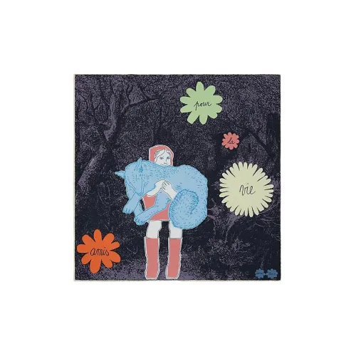 HERMES Шелковый шарф женский многоцветный