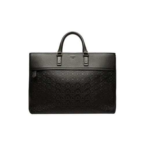 BALLY Коровья кожа Тоут Сумка Сумка для покупок Доска для ноутбука Сумка через плечо Сумка Мужская Черная