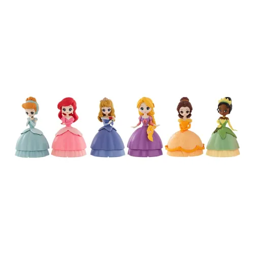 BANDAI Capchara Disney Princess Collection Свадебное платье Счастливый Draw целая коробка 6 шт