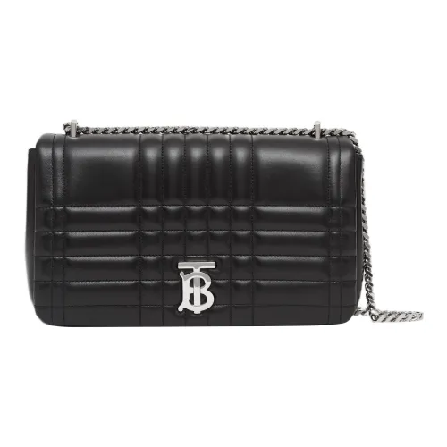 Burberry Lola Сумка из овечьей кожи Сумка через плечо Средняя Женская Черная