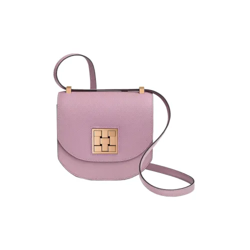 HERMES Mosaique Epsom Телячья кожа Сумка через плечо Женская X9 Розовый Фиолетовый Sylvestre Мальва Фиолетовый