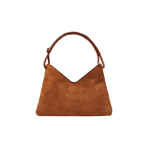 Staud Коровья кожа Сумка через плечо сумка через плечо Женская Желтая Коричневая