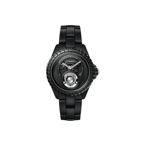 CHANEL Ручной Механический Movement Женские Часы 38 мм Черные