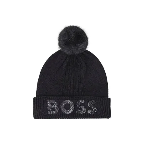 HUGO BOSS Хлопок Шапки-бини Черный Kids